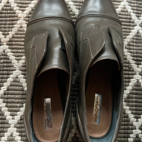 Halogen deep moss green colored loafers. Like new condition. Size 8.5 - Picture 2 of 6